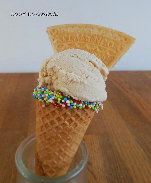 Lody kokosowe z syropem klonowym