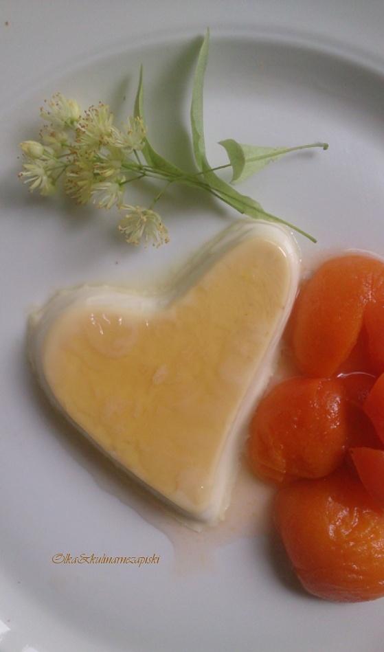 Letnia panna cotta lipowa