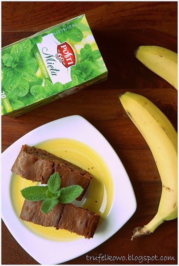 Brownie bananowo-czekoladowo-miętowe