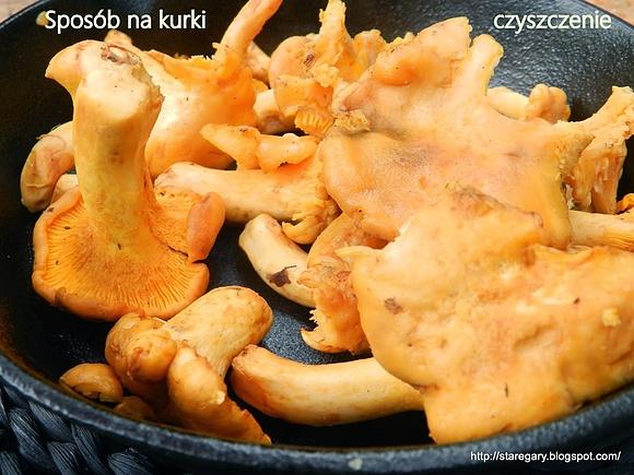 Sposób na czyszczenie kurek żywymi grzybami