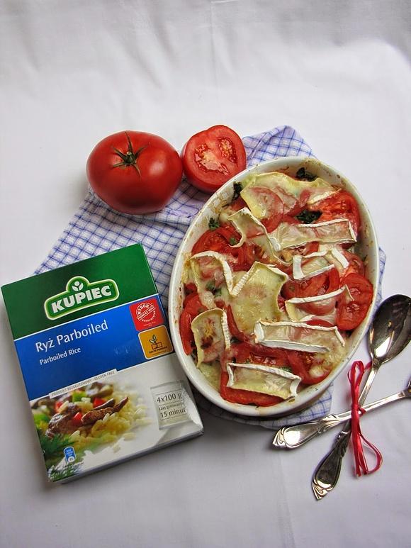 Prosta zapiekanka z rybą i ryżem