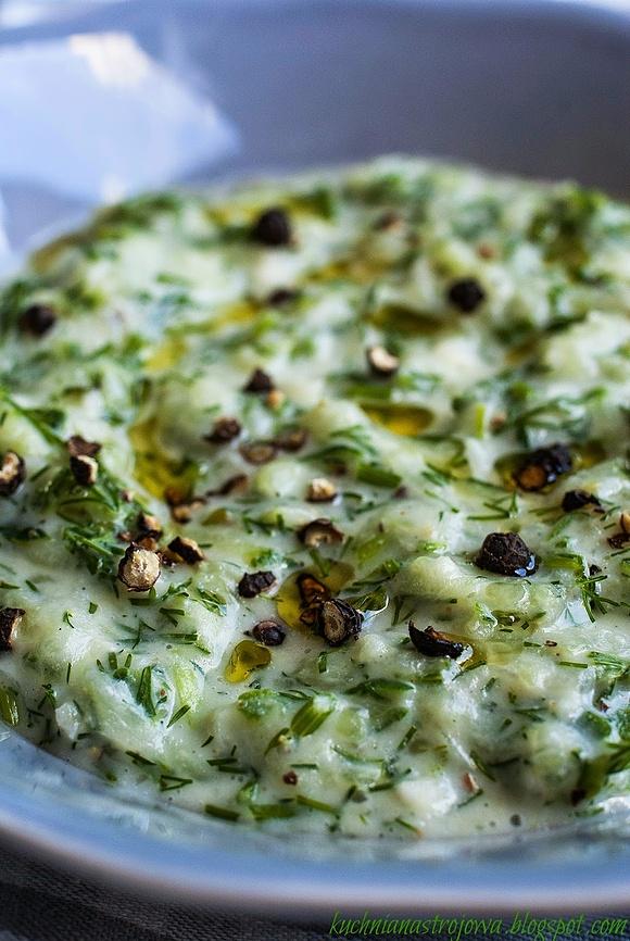 Jaglane tzatziki bez laktozy