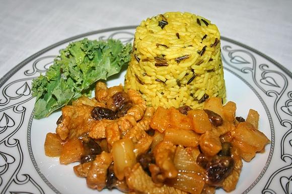 Ogniste Curry z Ananasem