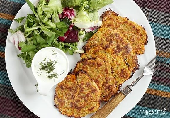 Pieczone placuszki warzywne