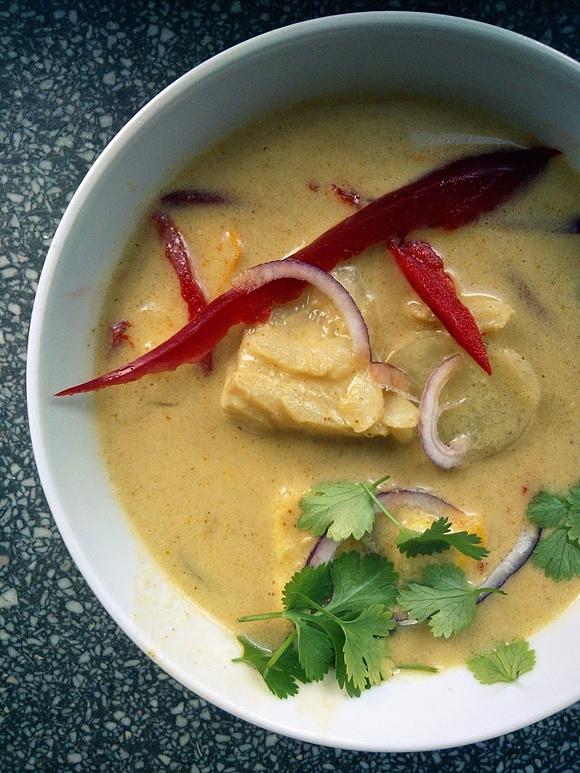 Ryba w żółtym curry