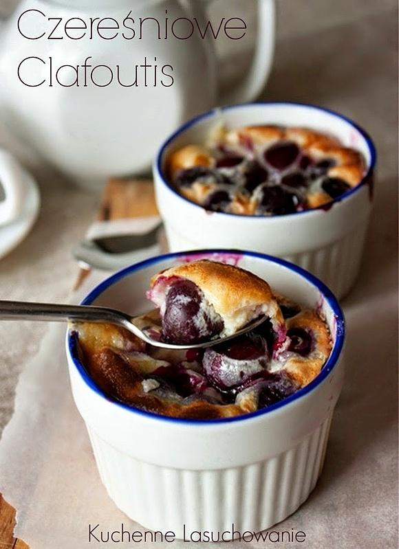 Czereśniowe Clafoutis - francuski deser z czereśniami