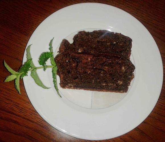 Brownie czekoladowo-miętowo-bananowe