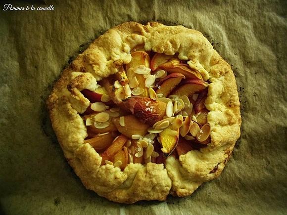 Galette z brzoskwiniami