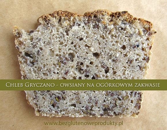 Chleb gryczano-owsiany na zakwasie ogórkowym