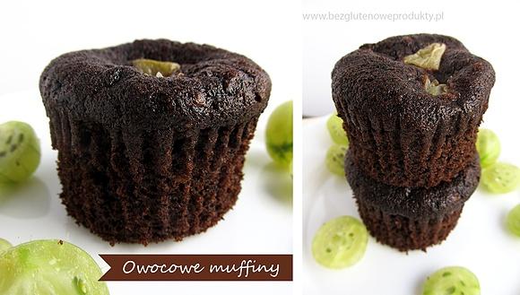Wspaniałe muffinki owocowe