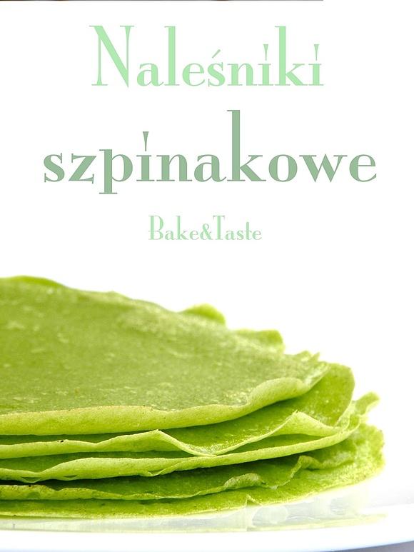 Szpinakowe naleśniki zdrowe i szybkie w przygotowaniu