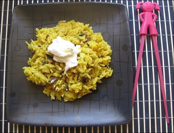 Risotto z pieczarkami i kalafiorem z ricottą