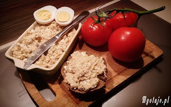 Pasta z makreli i jajek