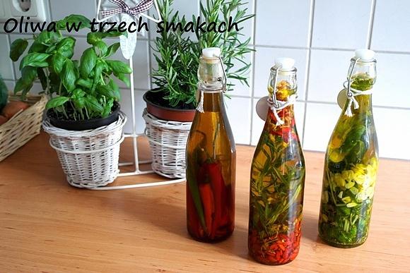 Oliwa w trzech smakach