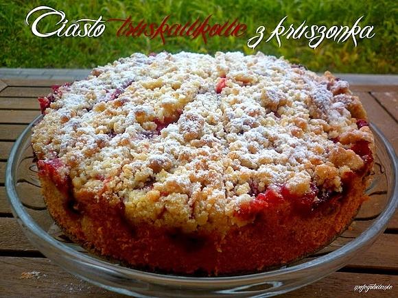 Ciasto truskawkowe z kruszonką