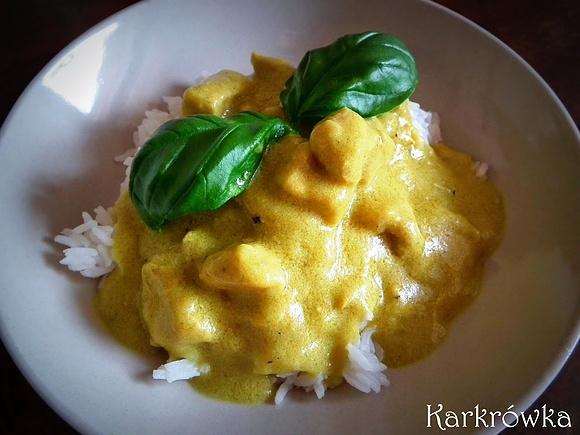 Curry z kurczakiem i mlekiem kokosowym