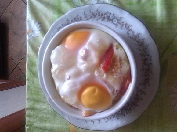 Zapiekane jajka