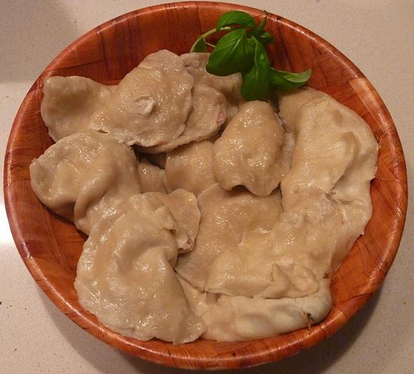 Pierogi z bazylią