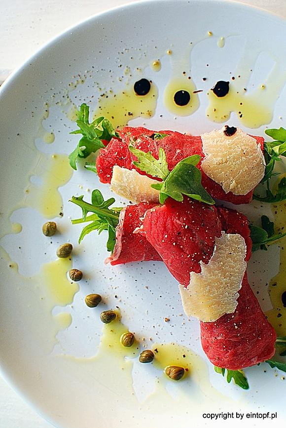 Carpaccio wołowe