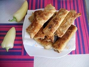 Krokiety z pieczarkami i ketchupem