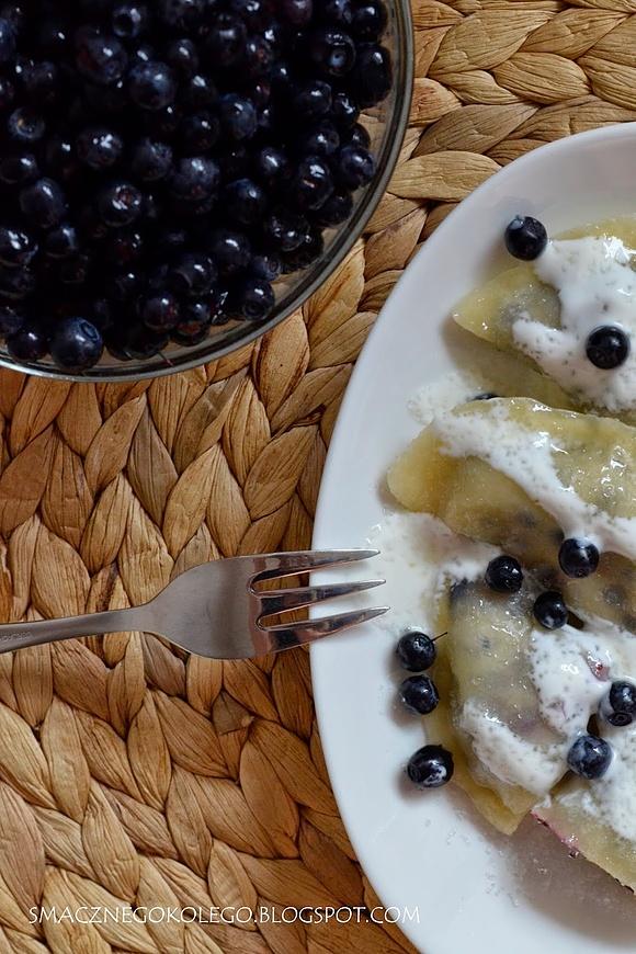 Pierogi z jagodami