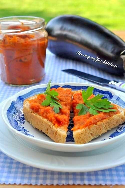 Pasta z bakłażana i warzyw