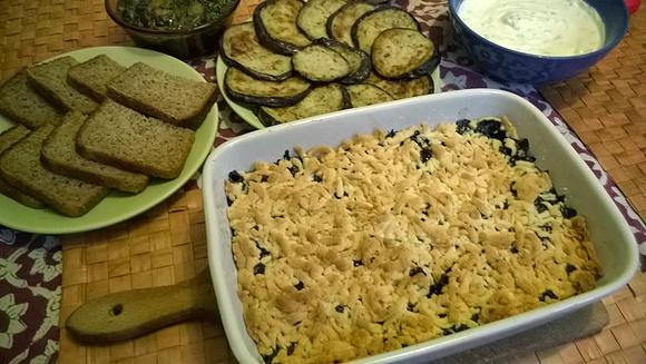 Jagodowe crumble z rozmarynem