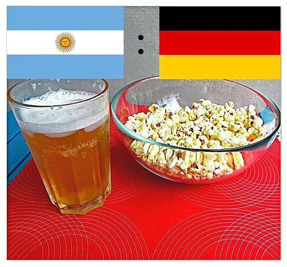 Pikantny popcorn na Mundial - Spicy popcorn