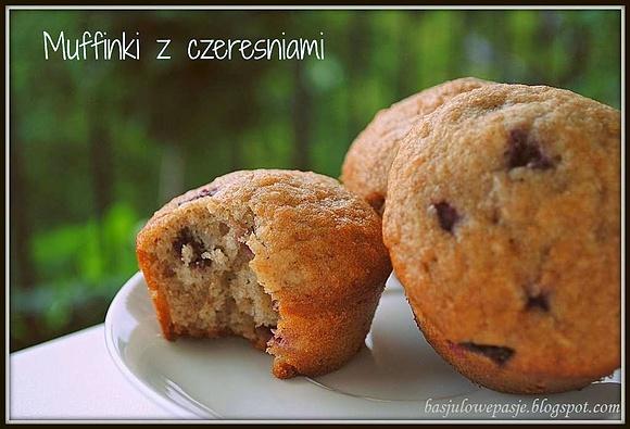 Muffinki z czereśniami