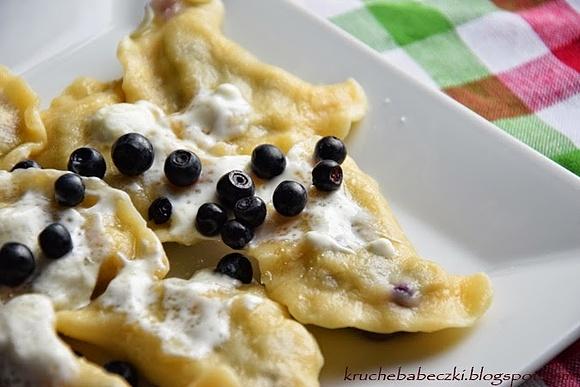 Pierogi z jagodami