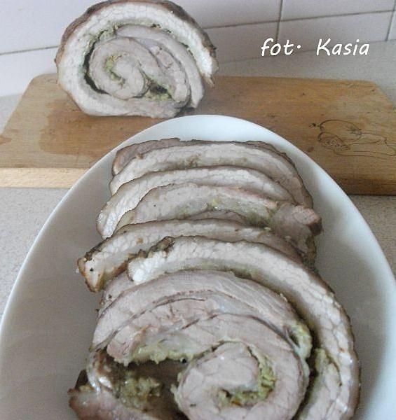 Rolada boczkowa mocno czosnkowa