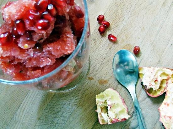 Sorbet arbuzowo-granatowy