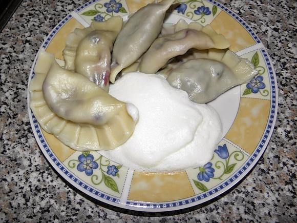Pierogi z jagodami