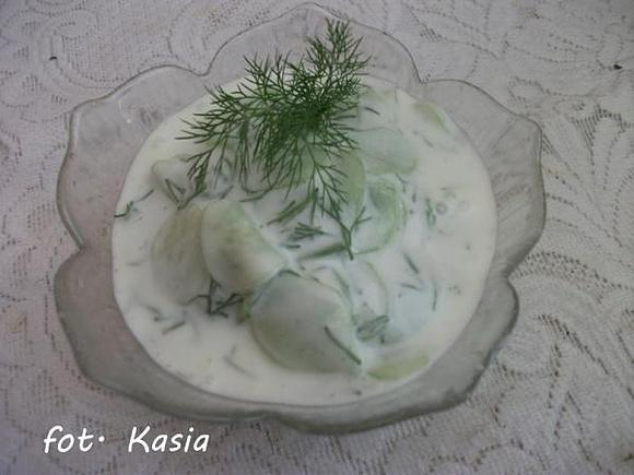 Mizeria na słodko
