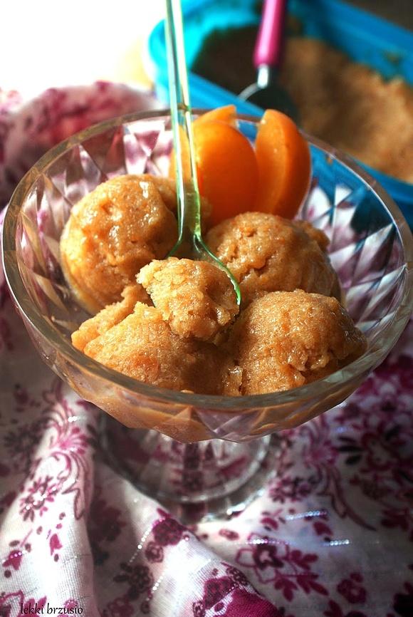 Sorbet morelowo-bananowy