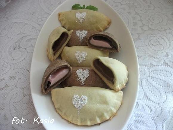 Pierogi z budyniem