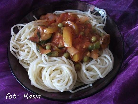 Warzywne spaghetti