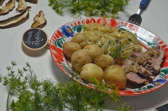 Szmurowane mięso z młodymi ziemniakami – kaszubski obiad