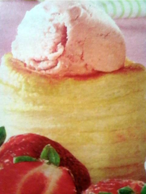 Lody na krążkach ciasta
