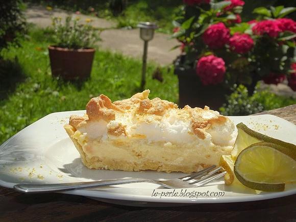 Limonkowa tarta z bezą