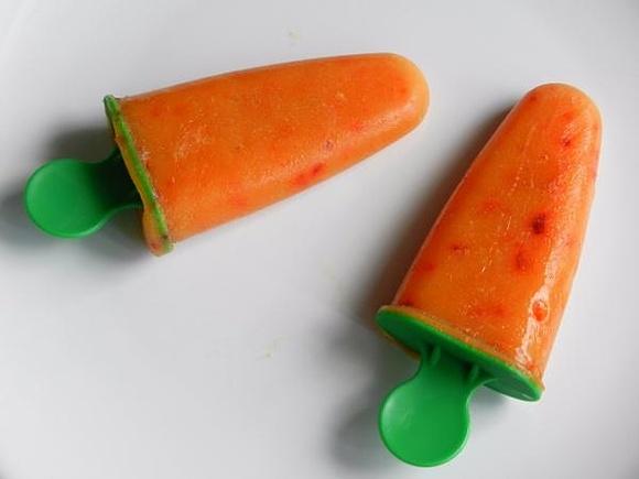 Lody sorbetowe brzoskwiniowe