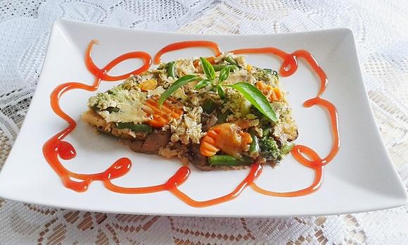 Frittata z warzywami na patelnię