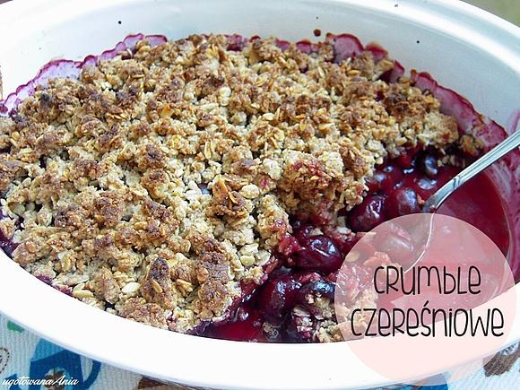 Crumble czereśniowe