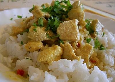 Kurczak curry z mlekiem kokosowym