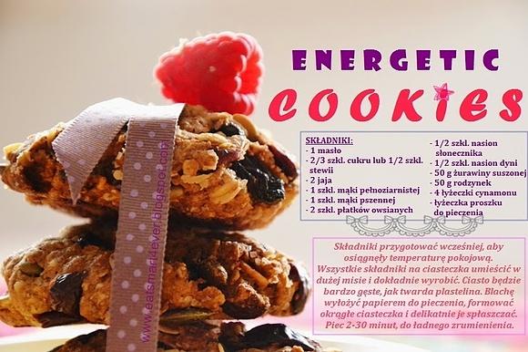 Energetic Cookies - łatwy przepis na ciastka energetyczne
