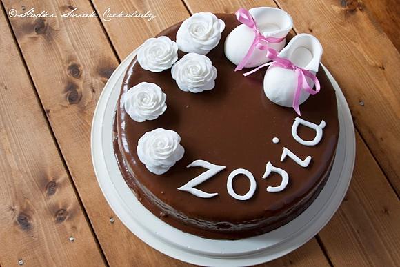 Tort dla Zosii na pierwszy urodzinowy okres