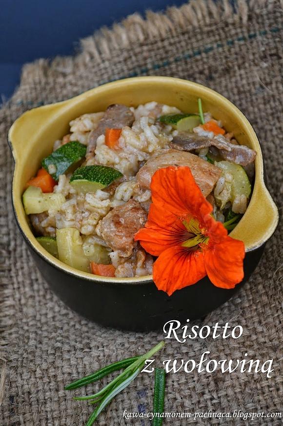 Risotto z wołowiną