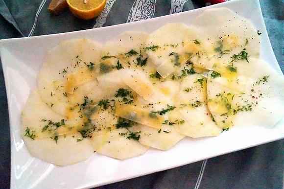 Carpaccio z kalarepy