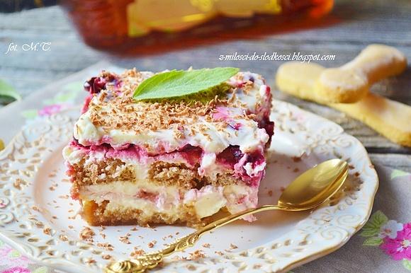 Tiramisu z wiśnią nadwiślanką