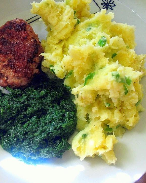 Szkockie purée z dymką